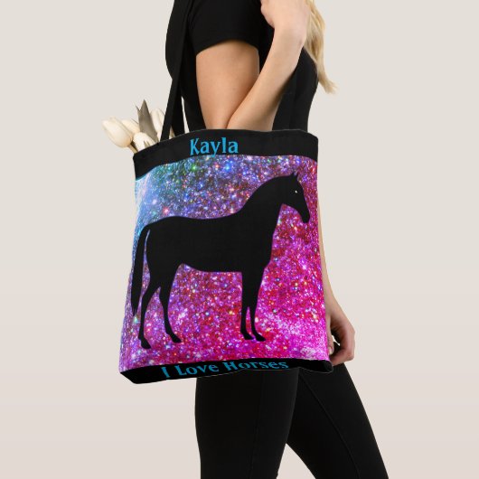 Tote Bag Cheval fille (De près)