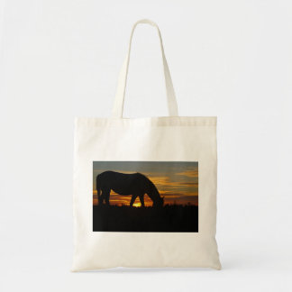 Tote Bag Cheval Fourre-tout de coucher du soleil