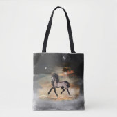 Tote Bag Cheval Fourre-tout de danseur de Sun (Devant)