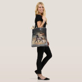 Tote Bag Cheval Fourre-tout de danseur de Sun (Sur le modèle)