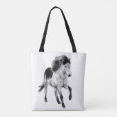 Tote Bag Cheval islandais en mouvement (Dos)