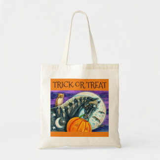 TOTE BAG CHEVAL MAGIQUE NOIR, BOULE ET JACK TRICK OU TRAITE