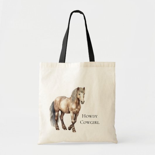 Tote Bag Cheval occidental (Devant)