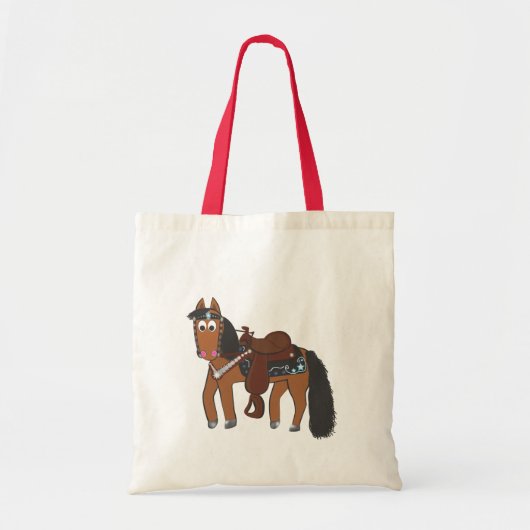 Tote Bag Cheval occidental de Riki (Devant)