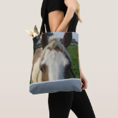 Tote Bag Cheval Palomino Jouant à Cache-Cache (De près)