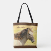 Tote Bag Cheval personnalisé (Dos)