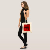 Tote Bag Cheval Rouge (Devant (modèle))