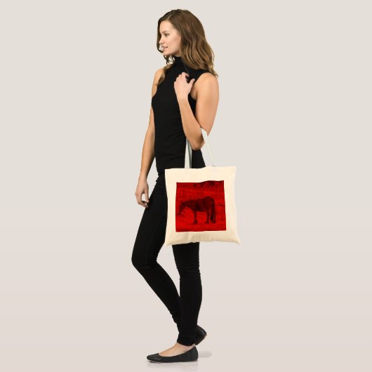 Tote Bag Cheval Rouge (Devant (modèle))