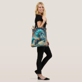 Tote Bag Cheval sarcelle transformateur (Sur le modèle)