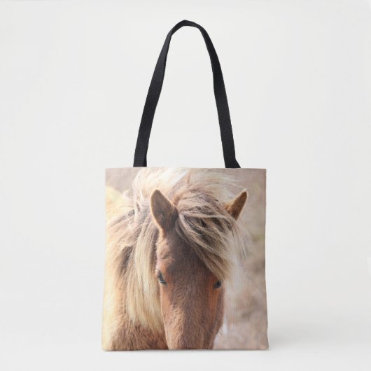 Tote Bag Cheval sauvage d'Assateague (Devant)