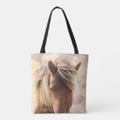 Tote Bag Cheval sauvage d'Assateague (Dos)
