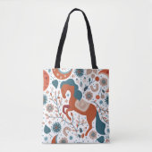 Tote Bag Cheval scandinave mignon (Devant)