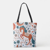 Tote Bag Cheval scandinave mignon (Dos)