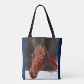 Tote Bag cheval sympathique (Dos)