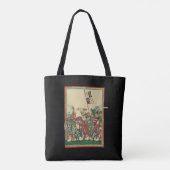 Tote Bag Chevalier Chargement, Manesse de Codex du XIVe siè (Dos)