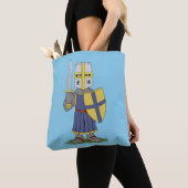 Tote Bag Chevalier médiéval mignon (De près)