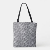 Tote Bag Chevauchement du Motif Abstrait Spirales (Dos)