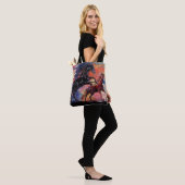 Tote Bag Chevaux d'aquarelle sans fin Sky (Sur le modèle)