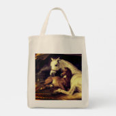 Tote Bag Chevaux d'atterrisseur (Dos)