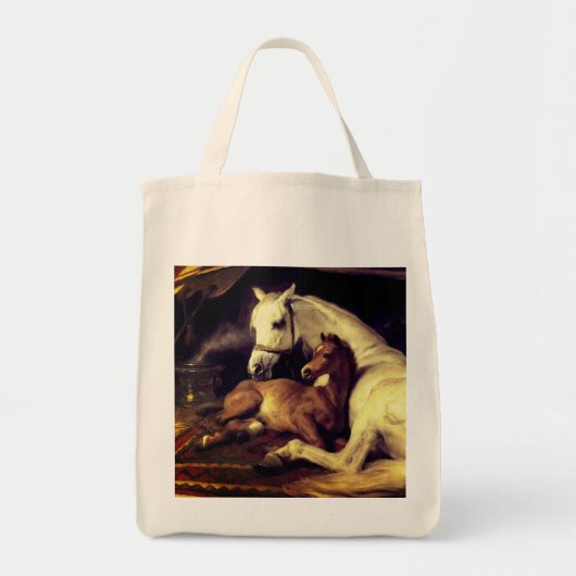 Tote Bag Chevaux d'atterrisseur (Devant)