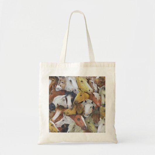 Tote Bag Chevaux de chevaux (Devant)