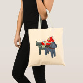 Tote Bag Chevaux de Dala (Devant (produit))