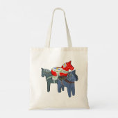 Tote Bag Chevaux de Dala (Dos)