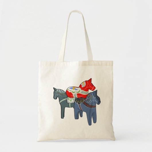 Tote Bag Chevaux de Dala (Devant)