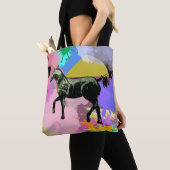 Tote Bag Chevaux de style comique Illustration de Poppy et  (De près)