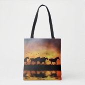 Tote Bag Chevaux sauvages (Devant)