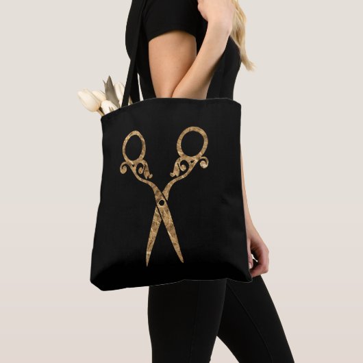 Tote Bag Cheveux (or) (De près)