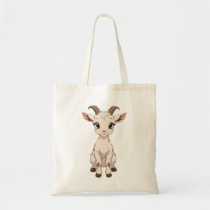 Tote Bag Chèvre Anime mignonne aux yeux grands