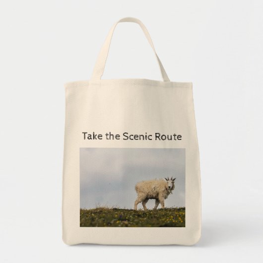 Tote Bag Chèvre de l'itinéraire panoramique (Devant)