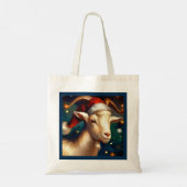 Tote Bag Chèvre de Noël 1 (Dos)