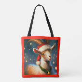 Tote Bag Chèvre de Noël 2 (Dos)