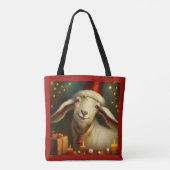 Tote Bag Chèvre de Noël 3 (Dos)