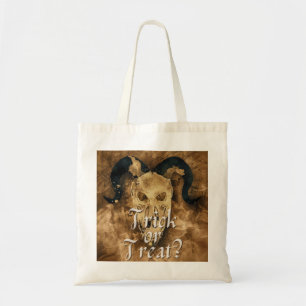 Tote Bag Chèvre gothique Halloween Trick Or Treat