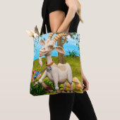 Tote Bag Chèvre Heureuse (De près)