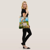 Tote Bag Chèvre Heureuse (Sur le modèle)