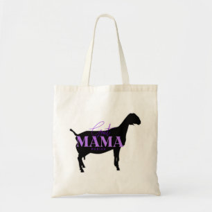 Tote Bag "Chèvre Mama" Nubien—Violet
