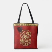Tote Bag Chèvre mignonne ram chinois Nouvel An Zodiac Anniv (Dos)