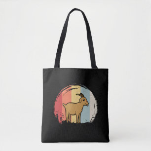 Tote Bag Chèvre mignonne rétro