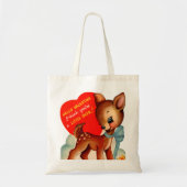 Tote Bag chevreuil vintage (Devant)