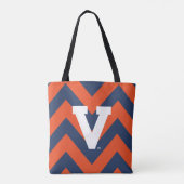 Tote Bag Chevron Cavaliers de Virginie (Dos)