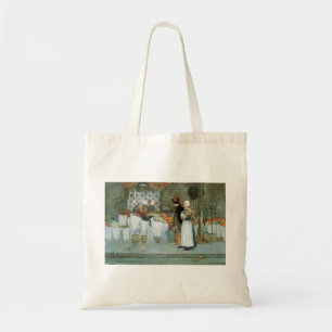 Tote Bag Chez le fleuriste par Childe Hassam, Vintage Fine