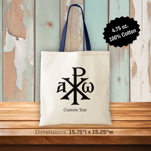 Tote Bag Chi Rho Christogram