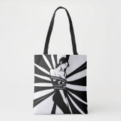 Tote Bag Chibari cordes cadeau personnalisé (Devant)