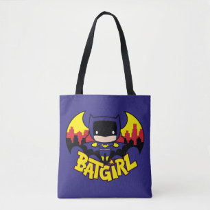 Tote Bag Chibi Batgirl avec Gotham Skyline & Logo