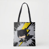 Tote Bag Chibi Batman Lightning Kick (Devant)