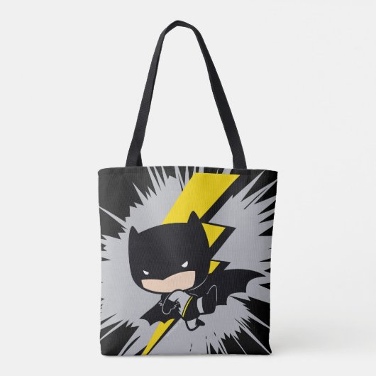 Tote Bag Chibi Batman Lightning Kick (Dos)